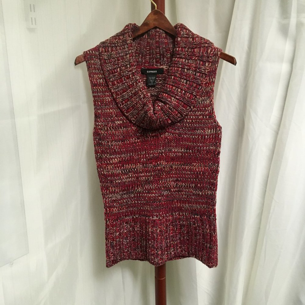 Express Cowl Neck Sweater Vest Size Small